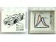 Part No: 60581pb270  Name: Panel 1 x 4 x 3 with Side Supports - Hollow Studs with Black Ferrari FXX K Car Schematic on Outside and Blue and Red Performance Test Graph on Inside Pattern (Stickers) - Set 75882