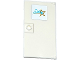 Part No: 60616pb017  Name: Door 1 x 4 x 6 with Stud Handle with 'Livi' and Gold and Medium Azure Star Pattern (Sticker) - Set 41104