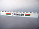Part No: 6112pb002  Name: Brick 1 x 12 with 'CARWASH' Pattern (Sticker) - Set 10184