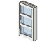 Part No: 6160c00  Name: Window 1 x 4 x 6 with 3 Panes with Fixed Glass (Undetermined Type)