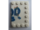 Part No: 6180pb021R  Name: Tile, Modified 4 x 6 with Studs on Edges with 'LDD 3' Right Half Pattern
