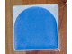 Part No: 6309p0f  Name: Duplo, Tile 2 x 2 with Shape Blue Inverse Arch Pattern