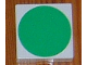 Part No: 6309p0q  Name: Duplo, Tile 2 x 2 with Shape Green Circle Pattern