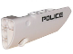 Part No: 64391pb002  Name: Technic, Panel Fairing # 4 Small Smooth Long, Side B with 'POLICE' Pattern (Sticker) - Set 5974