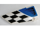 Part No: 64392pb015  Name: Technic, Panel Fairing #17 Large Smooth, Side A with Air Intake and Checkered Black and White Pattern (Sticker) - Set 42045