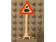 Part No: 649pb06a  Name: Road Sign Triangle with Train Engine with Cab Window Pattern