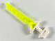 Part No: 65272pb03  Name: Minifigure, Weapon Sword with Wide Pommel and Molded Trans-Neon Green Serrated Blade Pattern (Ninjago Key-Tana)
