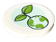 Part No: 67095pb017  Name: Tile, Round 3 x 3 with Plant Sapling and Earth Pattern (Sticker) - Set 41707