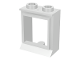 Part No: 7026b  Name: Window 1 x 2 x 2 with Extended Lip and Hole in Top, no Glass