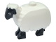 Part No: 74188pb01c01  Name: Sheep with Black Head and Legs with Fleece
