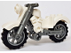Part No: 85983c03  Name: Motorcycle Vintage with Flat Silver Chassis and Flat Silver Wheels