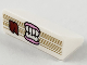 Part No: 85984pb273  Name: Slope 30 1 x 2 x 2/3 with Dark Red Bookmark, Pink Gums and White Teeth Pattern