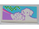 Part No: 87079pb0131  Name: Tile 2 x 4 with Hedgehog and Dog Pattern (Sticker) - Set 3188