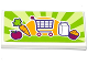 Part No: 87079pb0322  Name: Tile 2 x 4 with Apple, Carrot, Shopping Cart / Trolley, Milk Carton and Cupcake Pattern (Sticker) - Set 41118