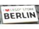 Part No: 87079pb0495  Name: Tile 2 x 4 with 'I Heart LEGO STORE BERLIN' Pattern