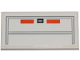 Part No: 87079pb0524  Name: Tile 2 x 4 with SW Hull Plates and Two Orange Stripes Pattern (Sticker) - Set 75221