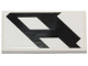 Part No: 87079pb0572R  Name: Tile 2 x 4 with Black Ace TIE Interceptor Insignia Pattern Model Right Side (Sticker) - Set 75242