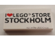 Part No: 87079pb0669  Name: Tile 2 x 4 with 'I Heart LEGO STORE STOCKHOLM' Pattern