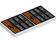 Part No: 87079pb0740  Name: Tile 2 x 4 with Airline Departures and Arrivals Board Pattern