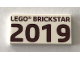 Part No: 87079pb0744  Name: Tile 2 x 4 with 'LEGO BRICKSTAR 2019' Pattern