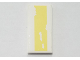 Part No: 87079pb0849  Name: Tile 2 x 4 with Bright Light Yellow Stripe and Peeling Paint Pattern (Sticker) - Set 75218