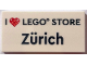 Part No: 87079pb1206  Name: Tile 2 x 4 with 'I Heart LEGO STORE Zürich' Pattern