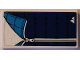 Part No: 87079pb1474  Name: Tile 2 x 4 with Dark Azure and Dark Blue Sleeping Bag with Zipper and Sports Mountain Logo Pattern (Sticker) - Set 60387