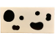 Part No: 87079pb1506  Name: Tile 2 x 4 with 6 Black Dalmatian Spots Pattern