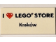 Part No: 87079pb1517  Name: Tile 2 x 4 with 'I Heart LEGO STORE Kraków' Pattern