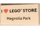 Part No: 87079pb1686  Name: Tile 2 x 4 with 'I Heart LEGO STORE Magnolia Park' Pattern