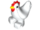 Part No: 87320pb01  Name: Duplo Chicken, Hen, Eyes Squared
