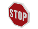 Part No: 890px1  Name: Road Sign 2 x 2 Octagon with Clip with STOP Pattern
