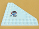 Part No: 92584pb001R  Name: Wedge, Plate 10 x 10 Cut Corner with no Studs in Center with Space Center Logo and 'JM 3367' Pattern Model Right Side (Sticker) - Set 3367