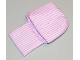 Part No: 92822  Name: Duplo, Cloth Sleeping Bag with Pink Stripes Pattern