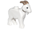 Part No: 95341pb02  Name: Goat with Black Eyes and Dark Tan Horns Pattern