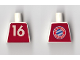 Part No: 973pb0381  Name: Torso Soccer FC Bayern #16 Pattern (Sticker)
