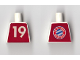 Part No: 973pb0382  Name: Torso Soccer FC Bayern #19 Pattern (Sticker)