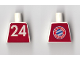 Part No: 973pb0383  Name: Torso Soccer FC Bayern #24 Pattern (Sticker)