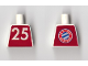 Part No: 973pb0384  Name: Torso Soccer FC Bayern #25 Pattern (Sticker)