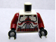 Part No: 973pb0509c01  Name: Torso SW Armor Clone Trooper with Dark Red Markings and Belt Pattern / Dark Red Arms / Black Hands (Undetermined Type)
