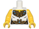 Part No: 973pb0922c01  Name: Torso Female Tunic with Egyptian Royal Seal and Belt Pattern / Yellow Arms / Yellow Hands