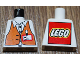 Part No: 973pb0952  Name: Torso Studios Director Brown Vest, ID Badge Pattern and LEGO Logo on Back