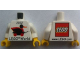 Part No: 973pb1072c01  Name: Torso LEGO World Denmark 2012 and Duck Pattern / White Arms / Yellow Hands
