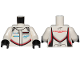 Part No: 973pb3322c01  Name: Torso Speed Champions with Mobil 1 and WEC Logo on Front, Porsche Design Logo on Back Pattern / White Arms / Black Hands
