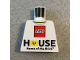 Part No: 973pb3531  Name: Torso LEGO Logo 'HOUSE Home of the Brick' Pattern