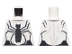 Part No: 973pb4008  Name: Torso Spider-Girl Black Spider Wraparound Pattern