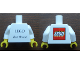 Part No: 973pb4336c01  Name: Torso 'LEGO Idea House' Front and LEGO Logo on Back Pattern / White Arms / Yellow Hands