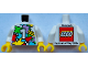 Part No: 973pb5610c01  Name: Torso Festival of Play 2024 Denmark with Colored Bricks, Number 1 and LEGO Logo on Back Pattern / White Arms / Yellow Hands