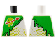 Part No: 973pb5965  Name: Torso Spacesuit with Bright Green Panel with Slime, Classic Space Logo with Lime Z-Blob Dripping Planet with Eyes Pattern