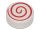 Part No: 98138pb013  Name: Tile, Round 1 x 1 with Red Spiral Pattern